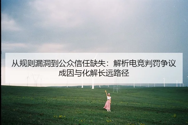 从规则漏洞到公众信任缺失：解析电竞判罚争议成因与化解长远路径